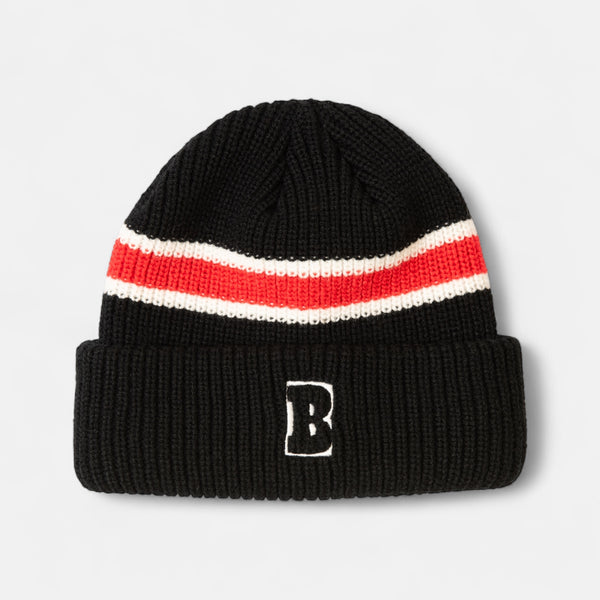 B Logo Beanie Black – baker skateboards