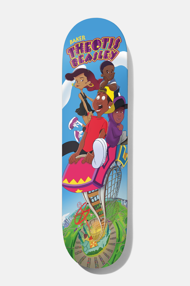 Baker Theotis Beasley スケートボード コンプリート Theotis Beasley Roller Coaster Deck 8.25 – baker skateboards