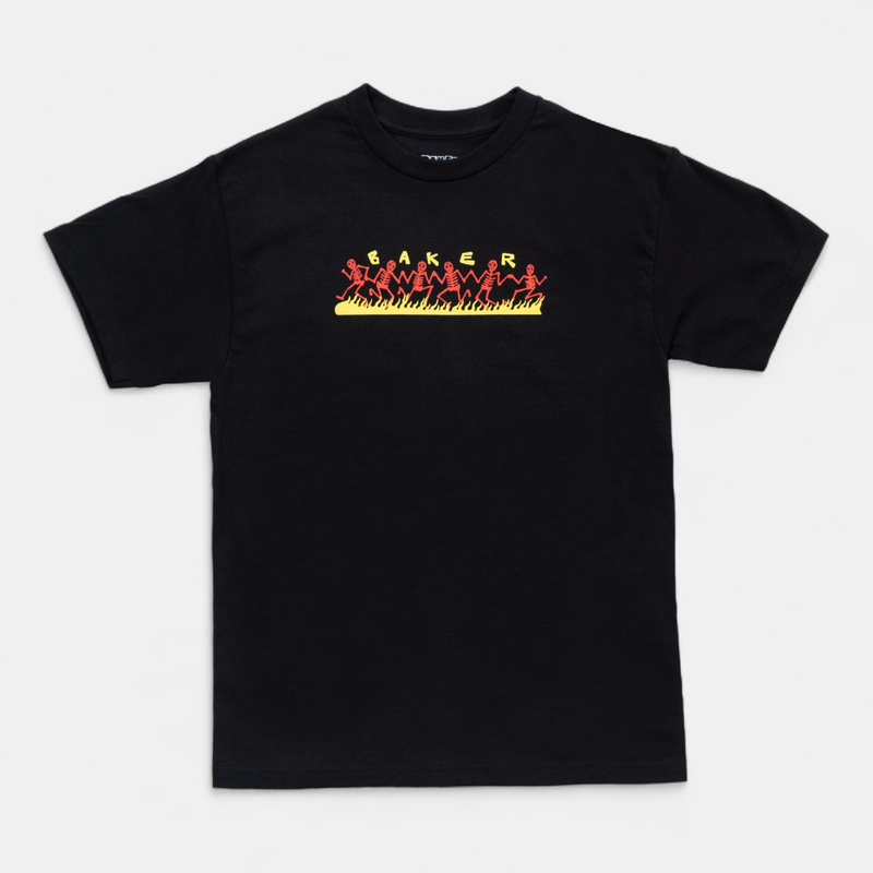 Dancing Skellies Tee Black