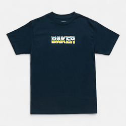 Chome Zone Tee Navy