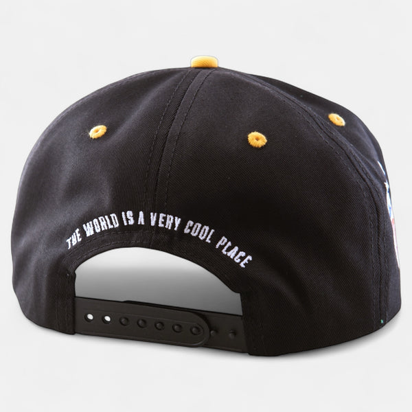 Cool Place Snapback Black/Yellow – baker skateboards