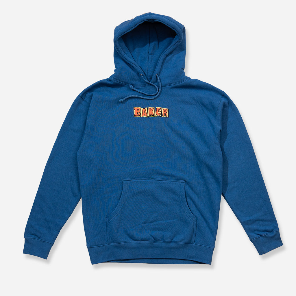 Crumb Snatcher Hoodie Royal Blue – baker skateboards