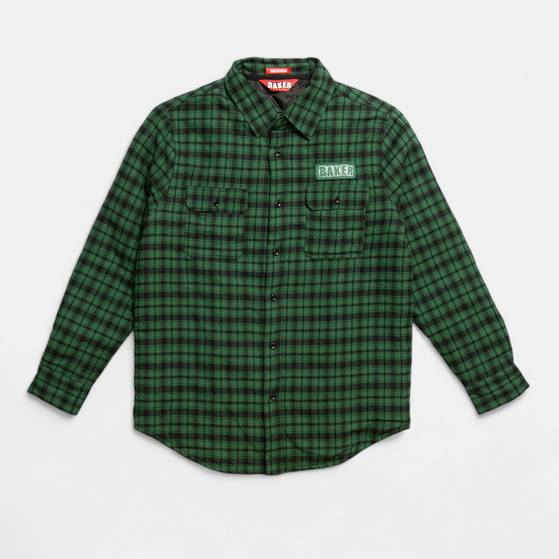 Brand Logo Flannel Jacket