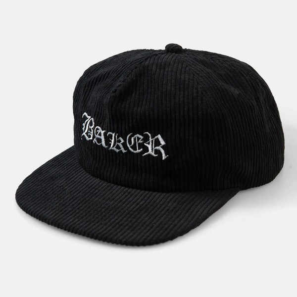 Olde Snapback Black/Grey Corduroy
