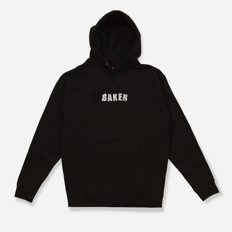 Get Lost Black Hoodie baker skateboards