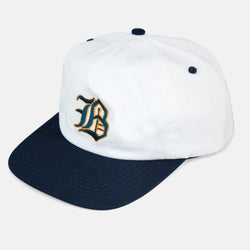 Big B Snapback White/Navy